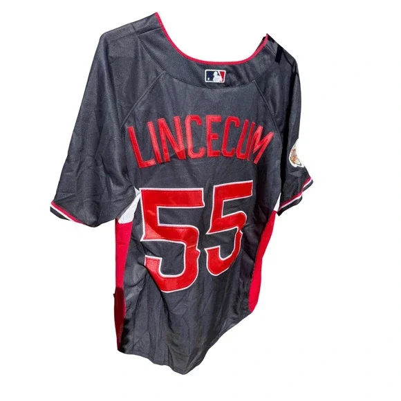 SF Giants MLB Lincecum All Star Jersey World Series hat Beanie NEW - Picture 14 of 15